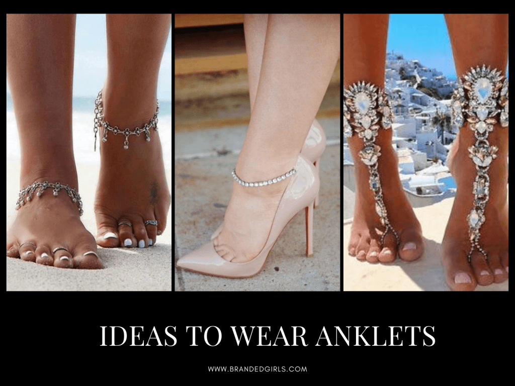 24 Latest Ankle Chain Designs & Ideas on How to Wear Anklets