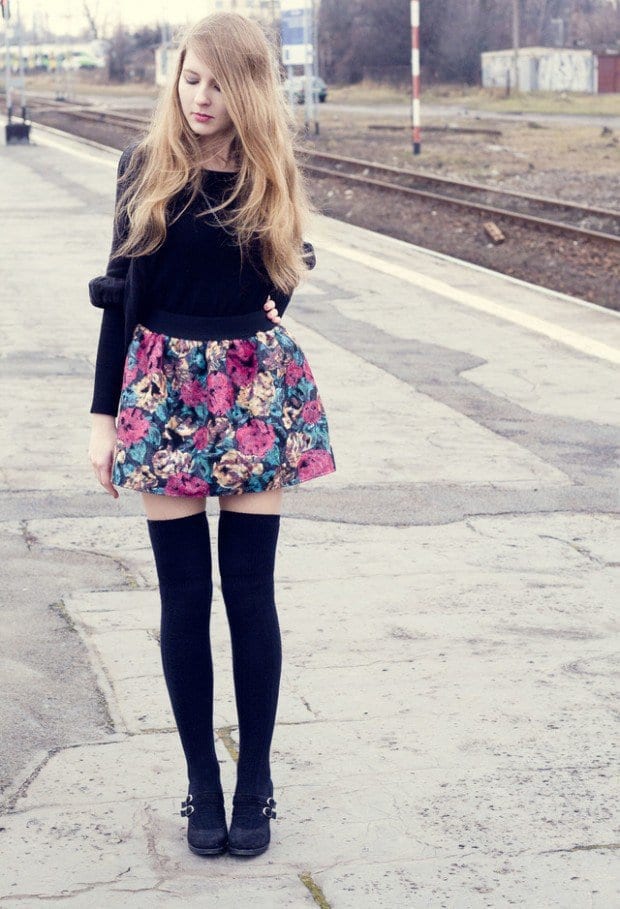 Knee High Socks Outfits-23 Cute Ways to wear Knee High Socks