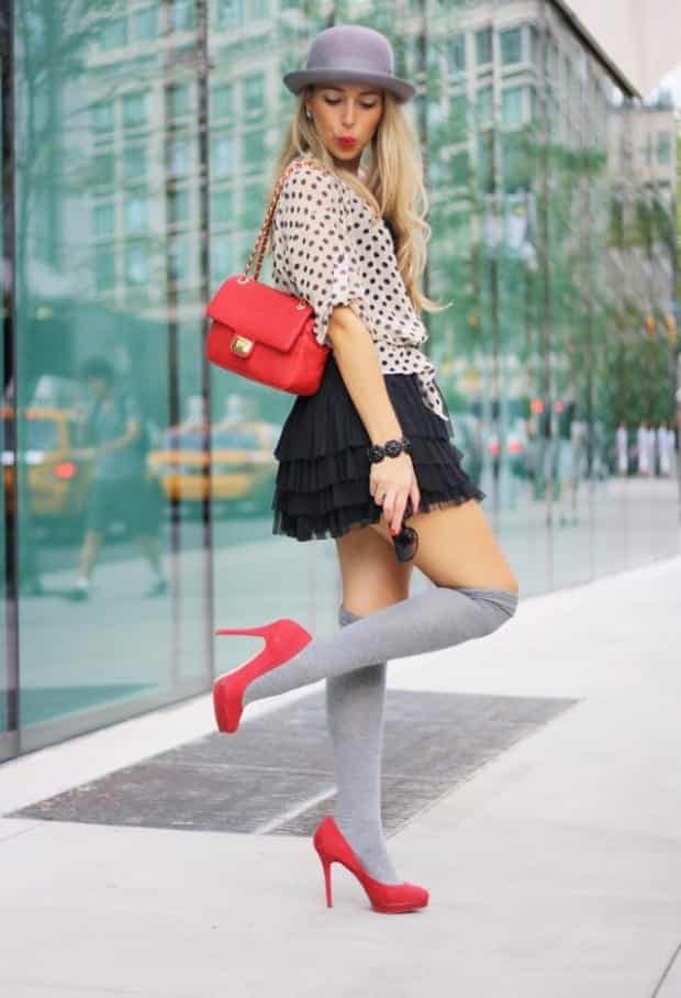 Knee High Socks Outfits-23 Cute Ways to wear Knee High Socks