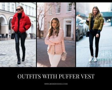 Outfits with Puffer Vest-20 Ways to Wear Puffer Vest Fashionably