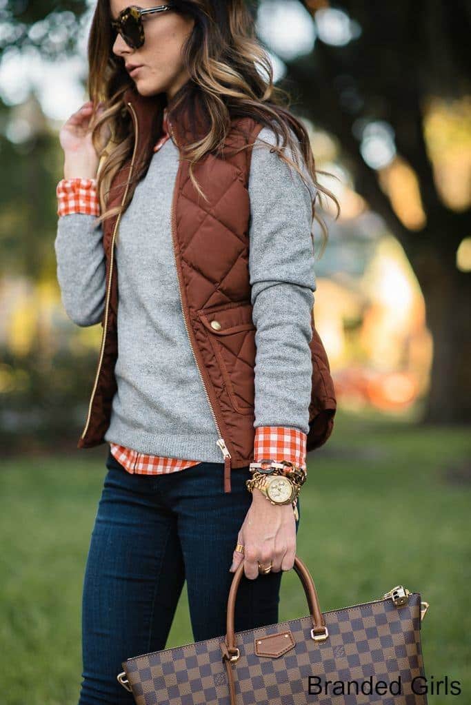 Outfits with Puffer Vest-20 Ways to Wear Puffer Vest ...
