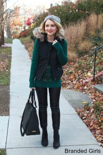 Simple outfits to wear with puffy vests (5)