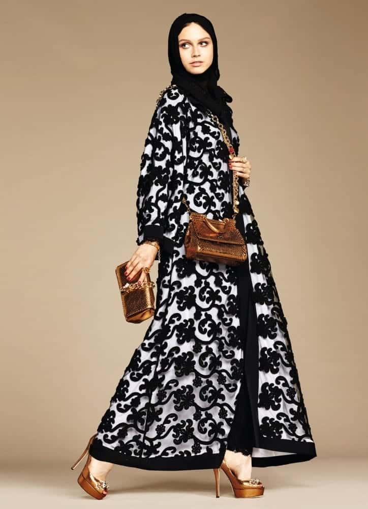 Dolce & Gabbana Hijab and Abaya Collection 2020-Branded Girls's hijab and abaya line launch (5)