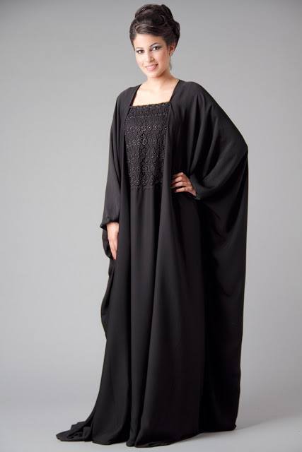 Black Plain Abaya
