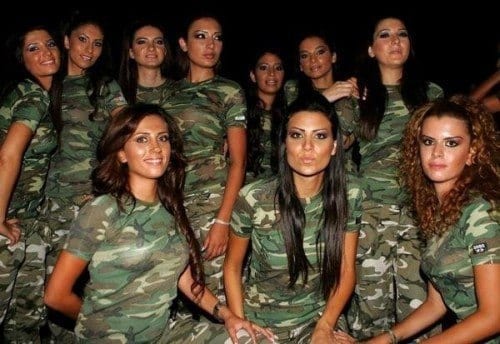 Hot Women-Soldiers