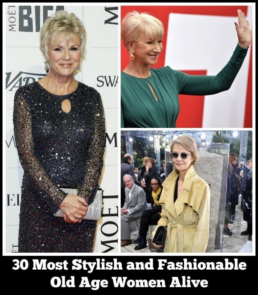 Stylish Older Women - 30 Most Fashionable Aged Women Alive