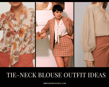 Women's Necktie Outfits - 35 Ways to Wear Tie Neck Blouse