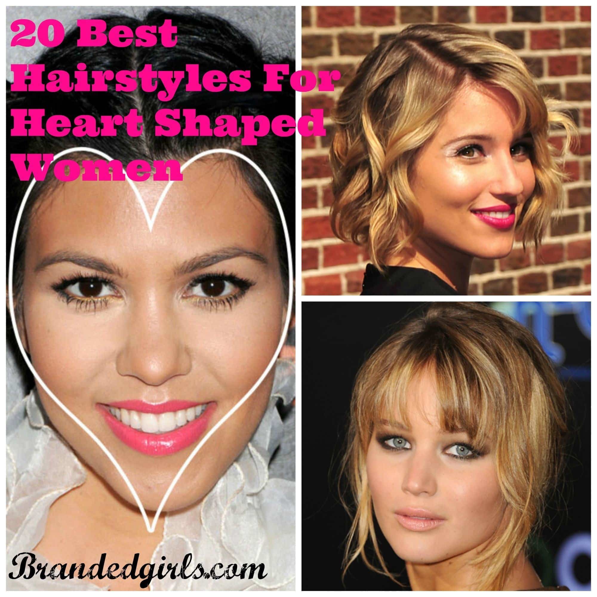 20 Best Hairstyles for Heart Shaped Face Women