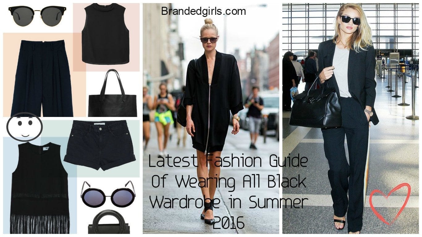 All Black Summer Outfits - How to Wear all Black In Summer