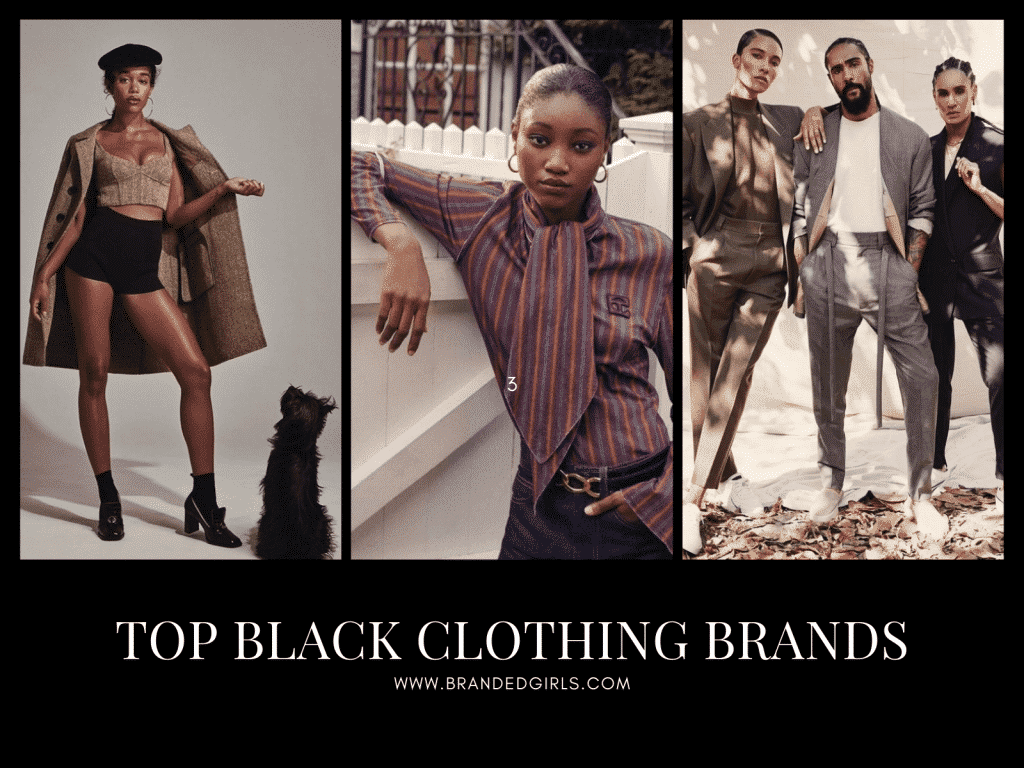 black clothing brands