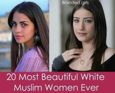 White Muslim Women- 20 White Islamic Women with Colored Eyes