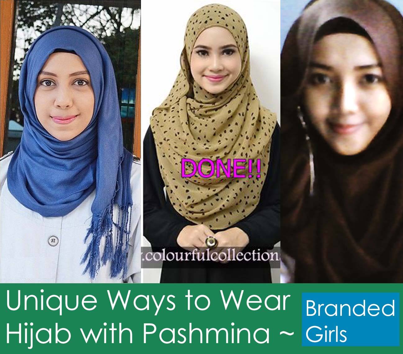 Pashmina Hijab Styles-18 Ways to Wear Hijab With Pashmina