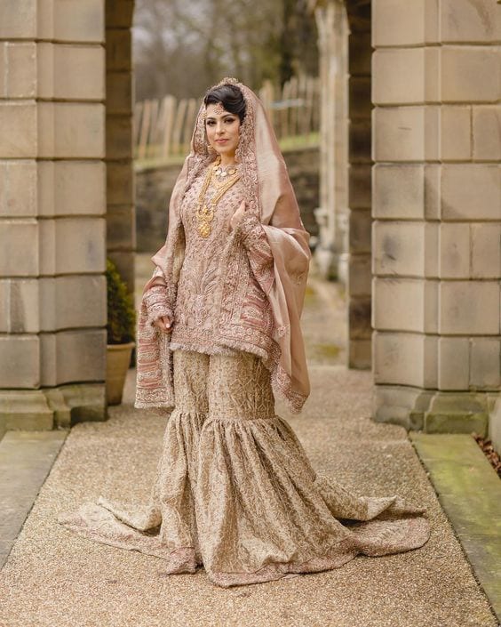 Bridal Sharara Designs - 32 Latest Sharara Styles For Brides