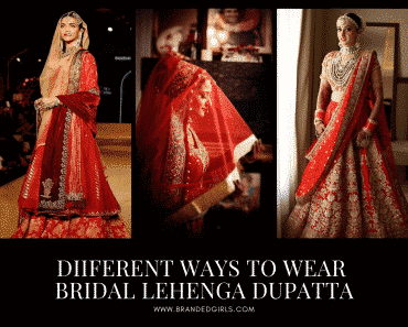 How to Wear Bridal Lehenga Dupatta in 10 Different Styles