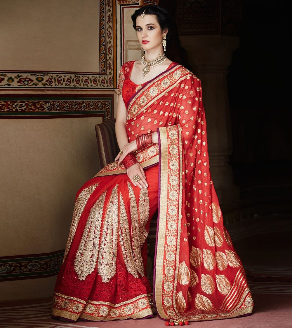 30 Latest Indian Wedding Saree Styles To Try This Year