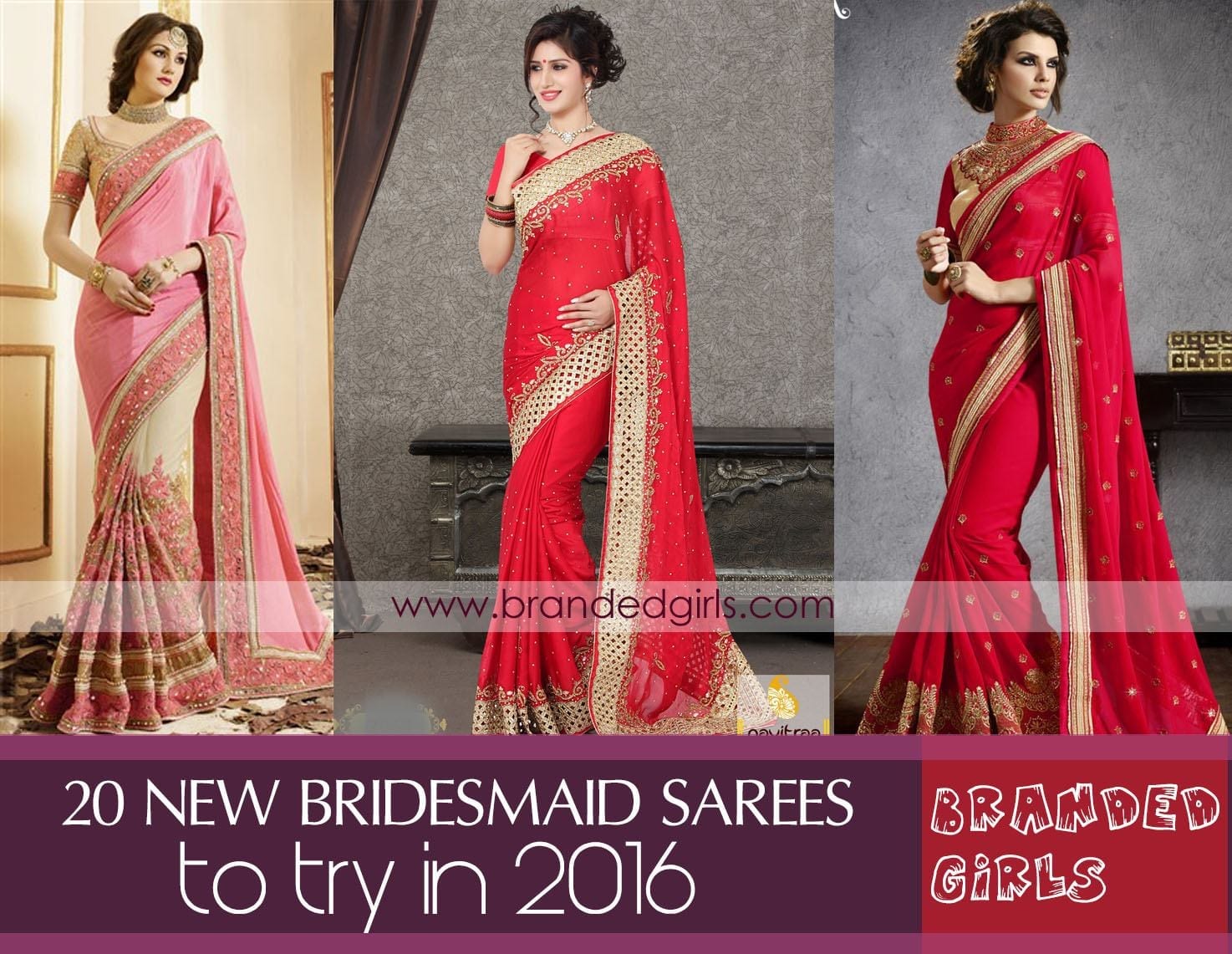 bridesmaid sarees