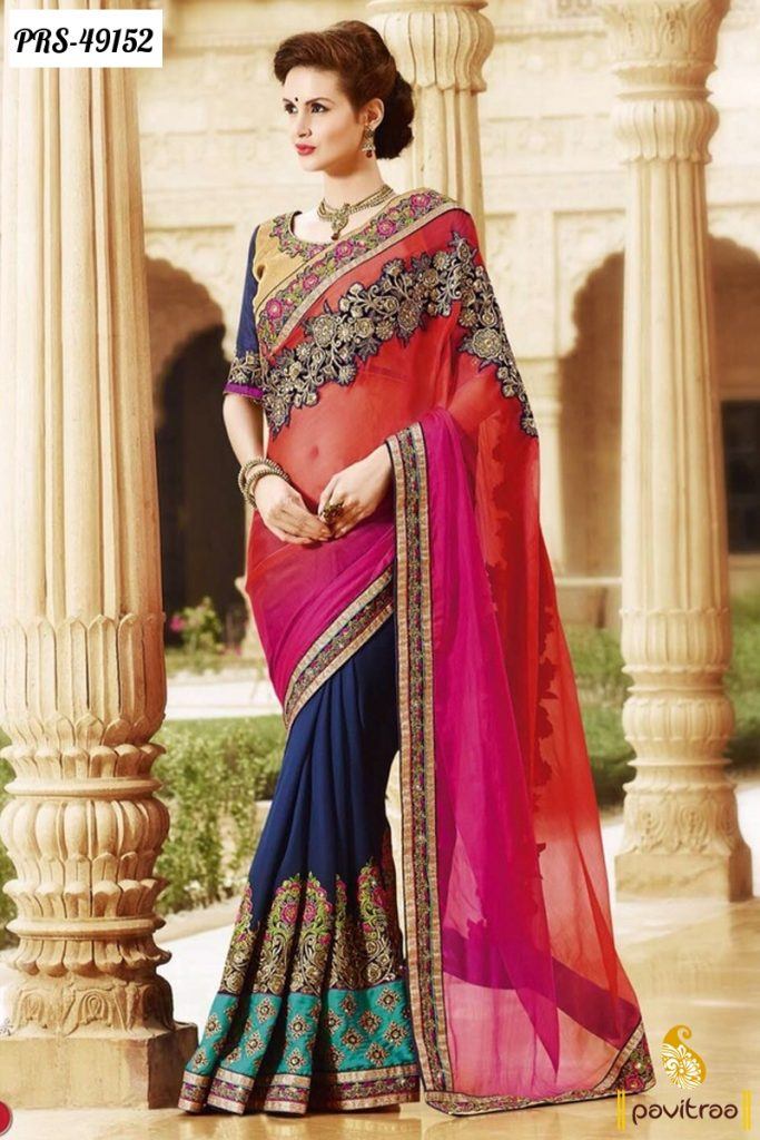 Latest Bridesmaid Saree Designs-20 New Styles to try in 2022