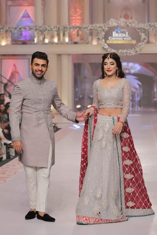 Best and new styles of setting dupatta on Bridal dresses (3)