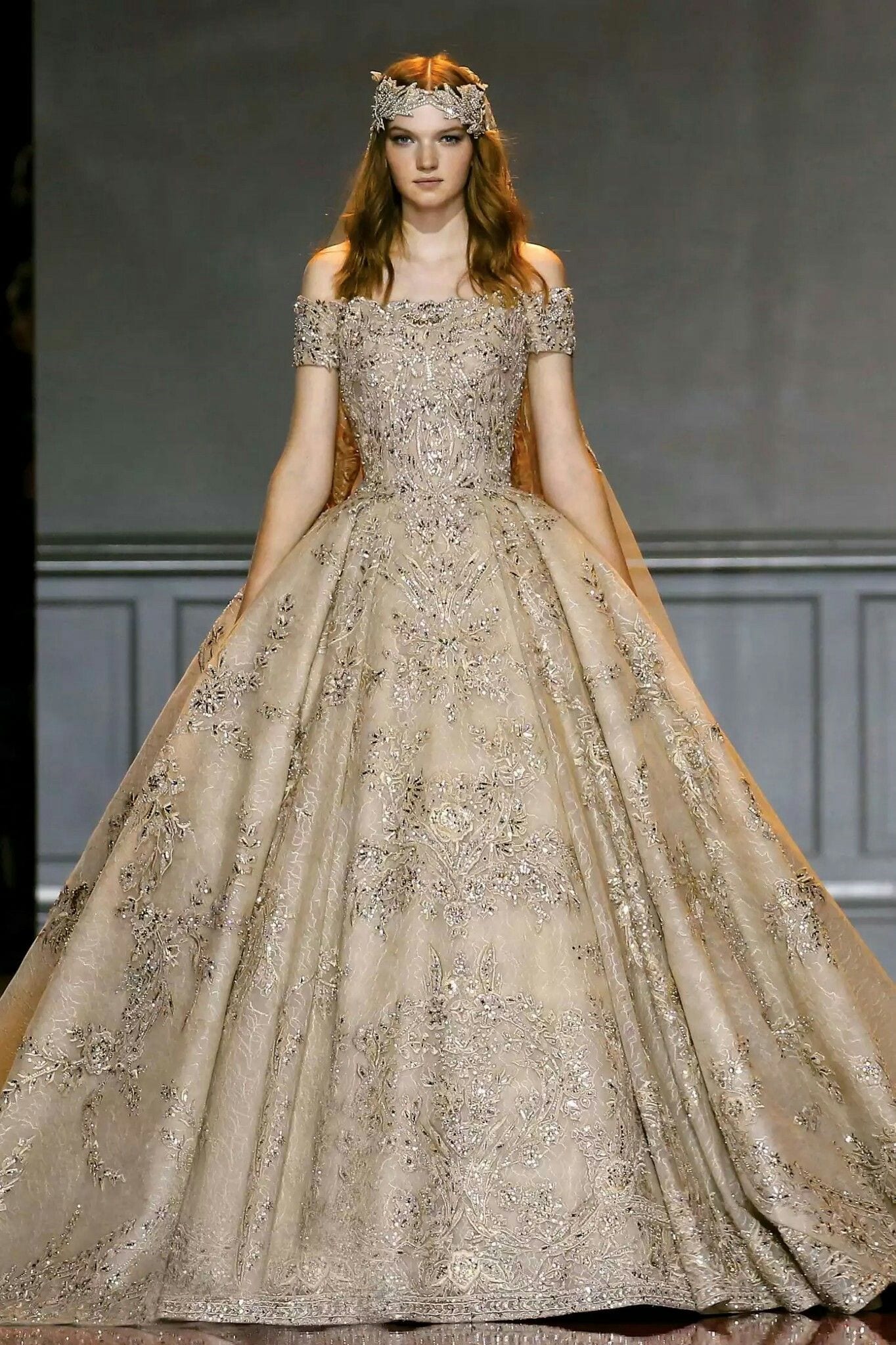 bridal gown