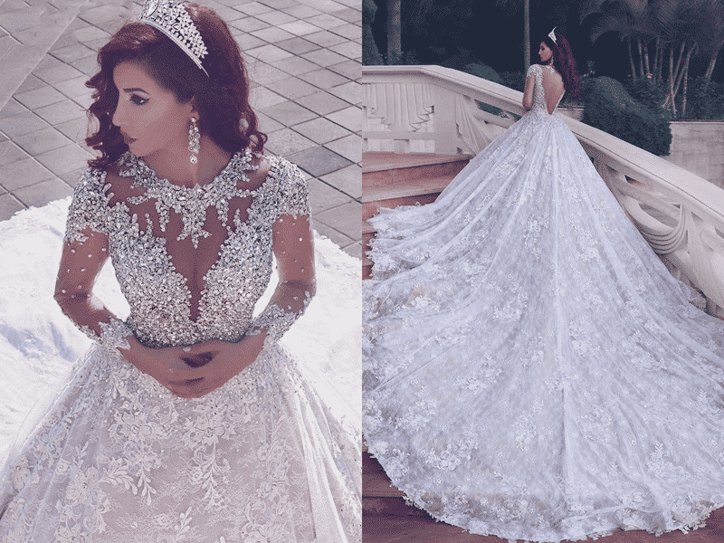 bridal gown