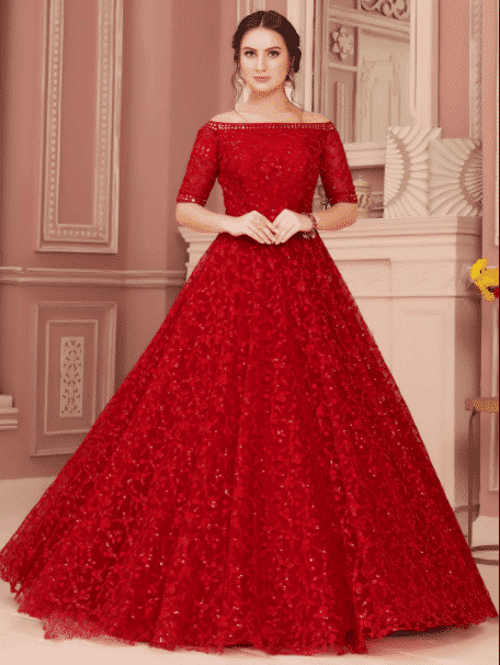 bridal gown