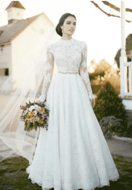 bridal gown