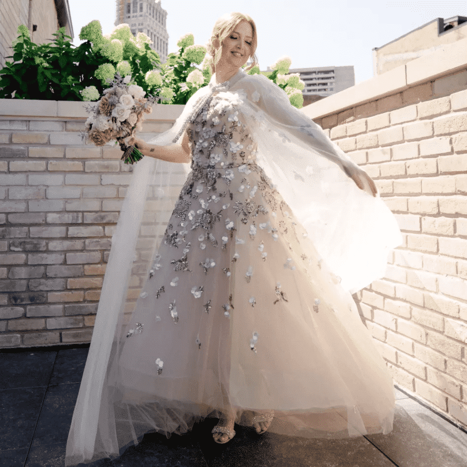bridal gown