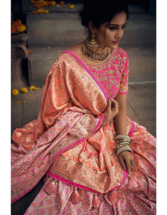 Latest Bridesmaid Saree Designs-20 New Styles to try in 2022