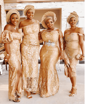 Image result for Glamour with Aso oke attire