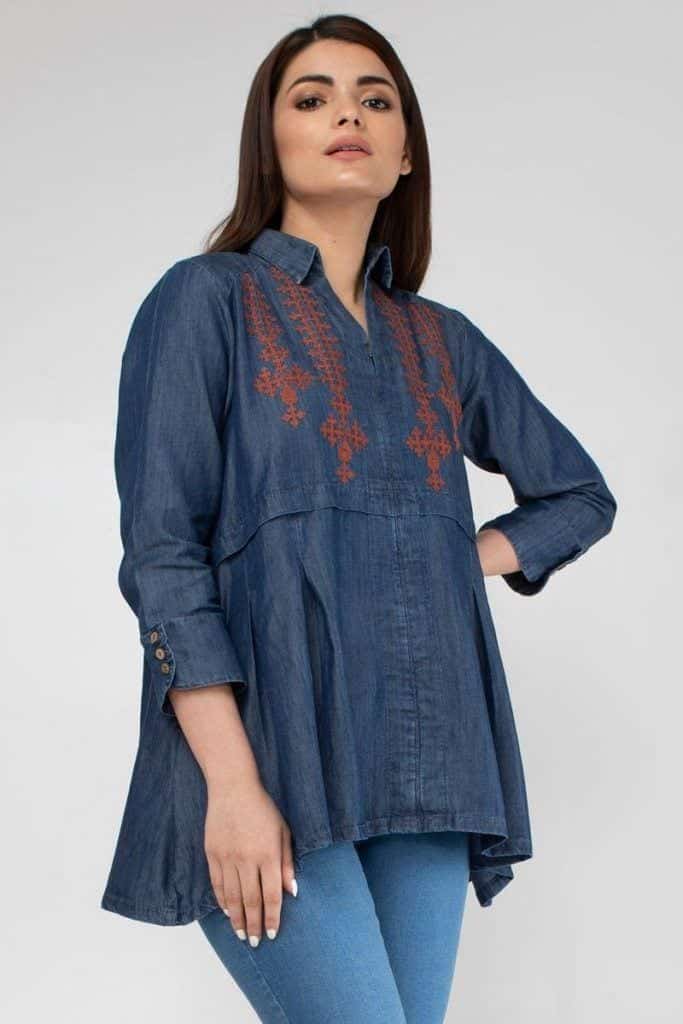 winter kurti designs
