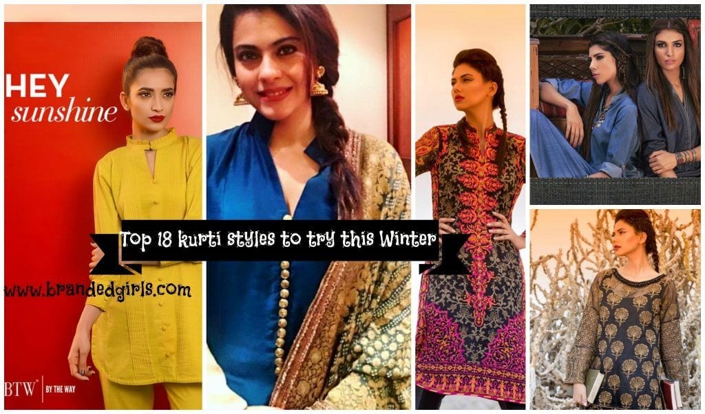 Winter Kurtis Designs – 18 Latest Kurti Styles for Women