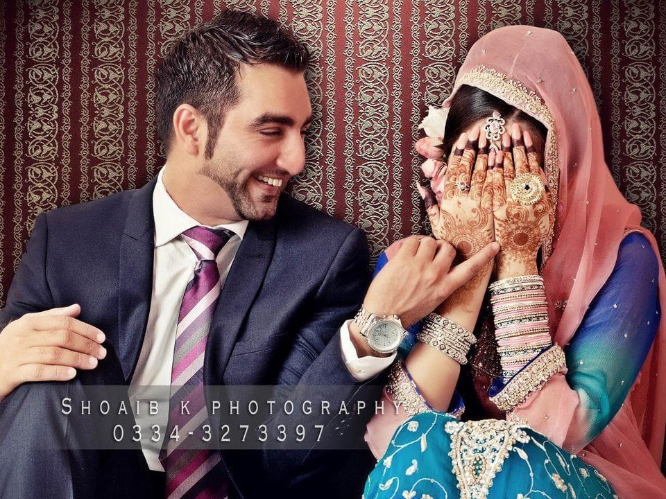 Pakistani Bride and Groom Photo Shoot-Pakistani Wedding Poses