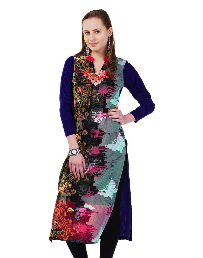 Winter Kurtis Designs – 18 Latest Kurti Styles for Women