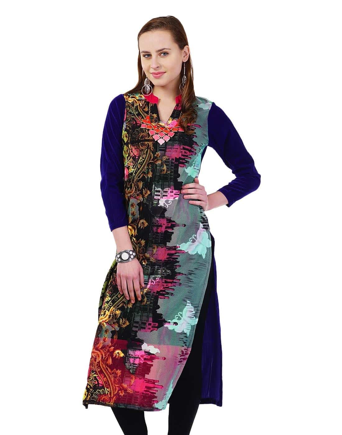 winter kurtis for ladies