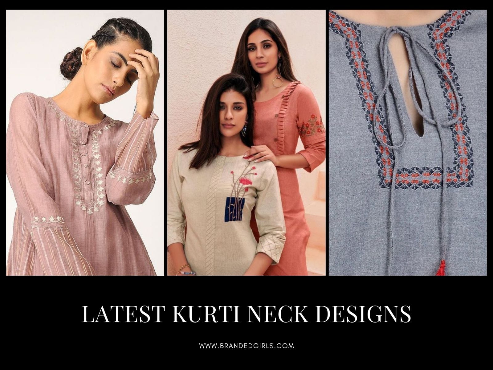 Latest Kurti Neck Designs