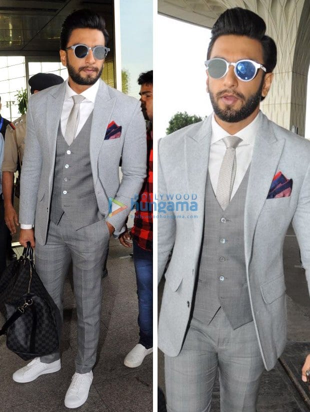 Traveling Outfit of Ranveer Singh