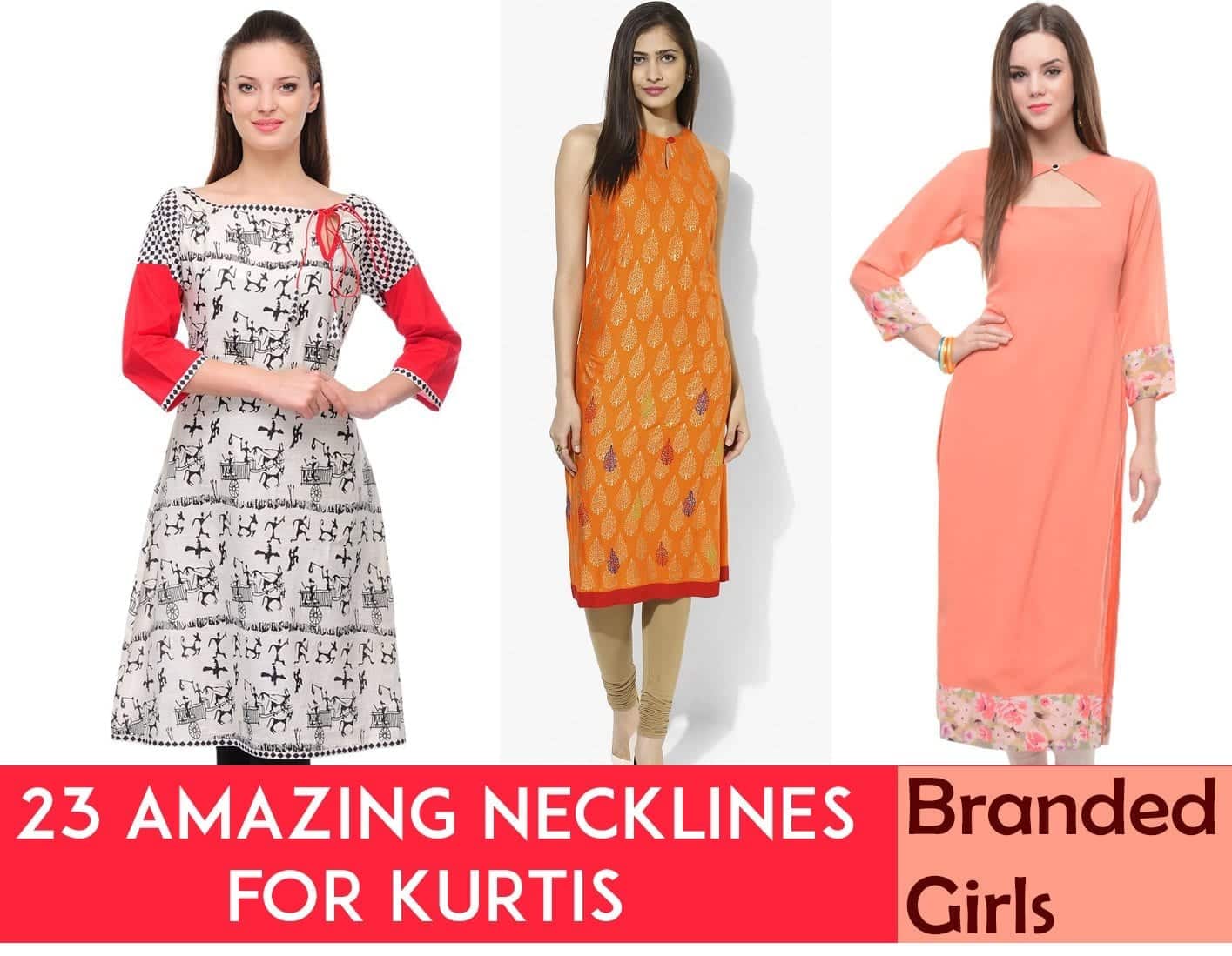 Kurti Neck Designs– 23 Latest Neck Styles for Women's Kurtas