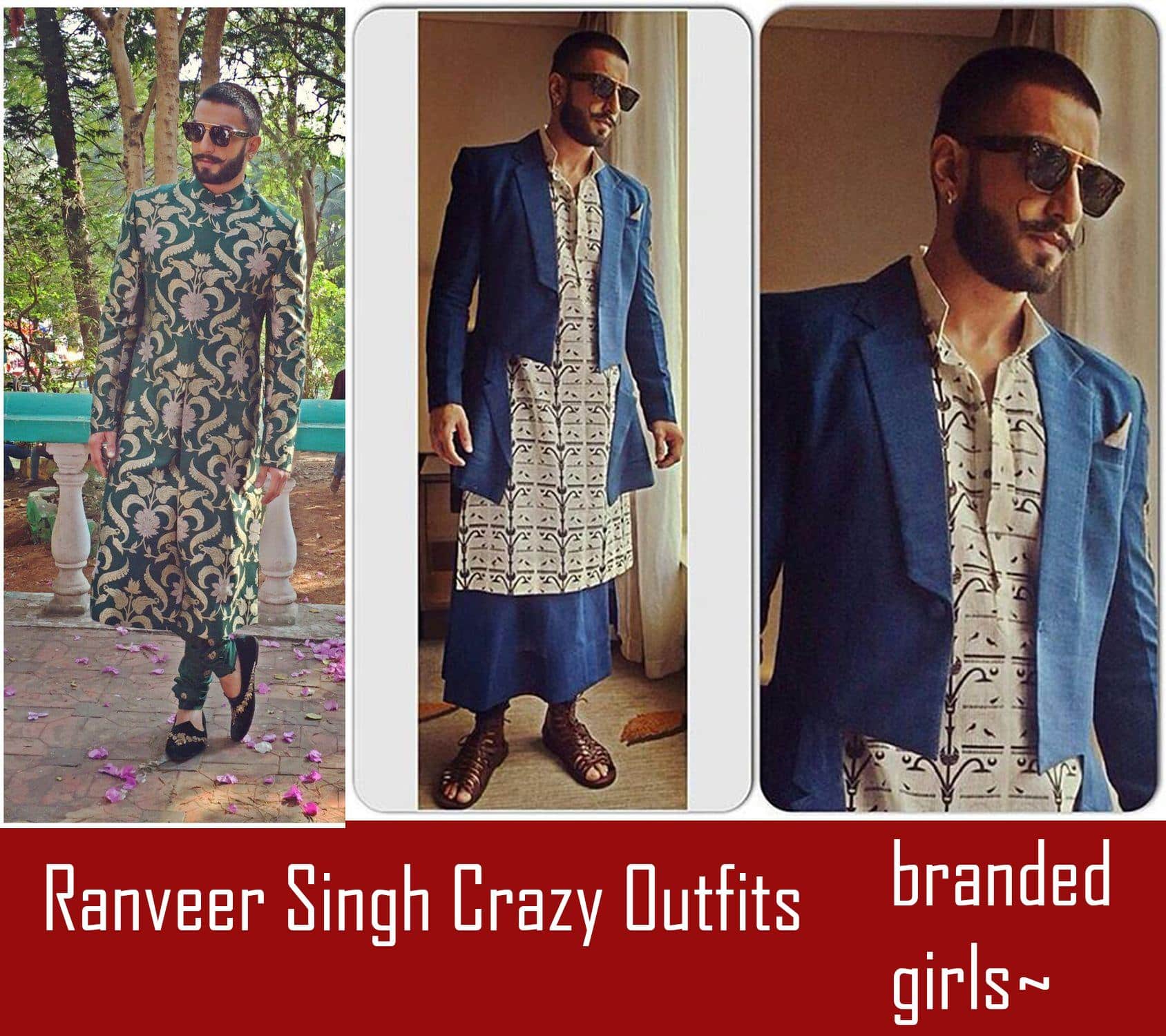 Ranveer Singh Dressing Style-24 Best Outfits of Ranveer Singh