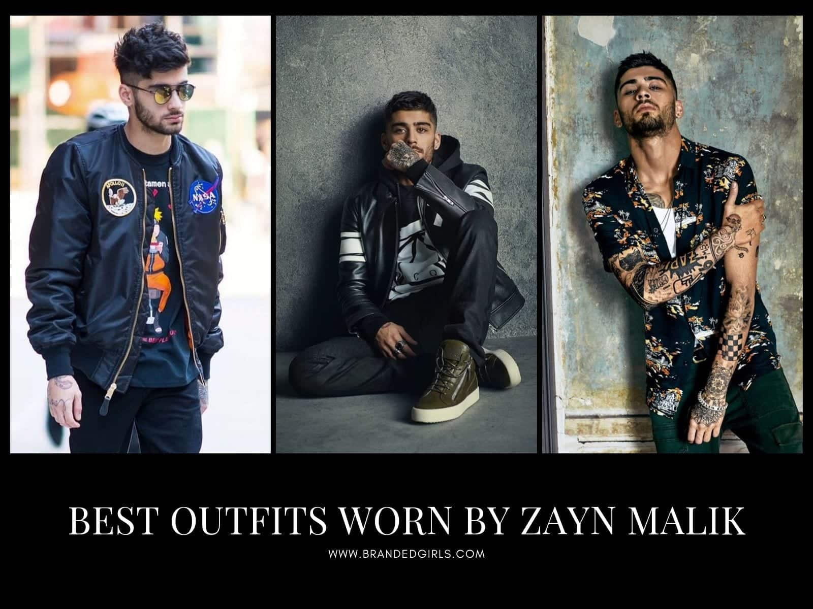 Outfits Worn by Zayn Malik