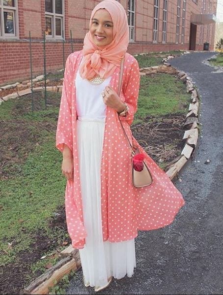casual hijab style