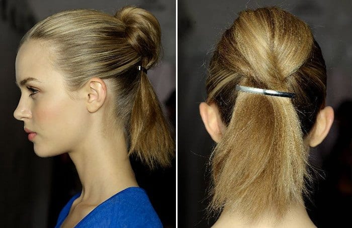 Hair style under hijab