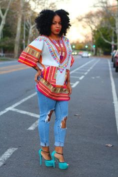 Women Dashiki Outfit Ideas