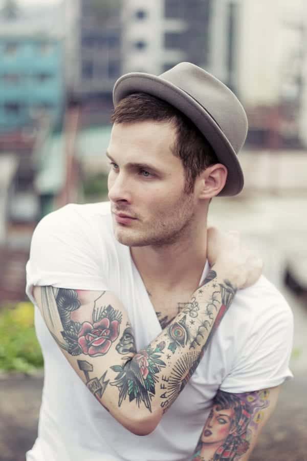 Skinny Guys with Tattoos-33 Best Tattoo Designs for Slim Guys. 