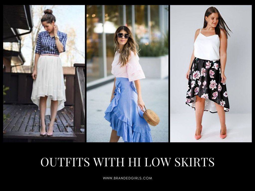 Outfits with Hi Low Skirts ideas
