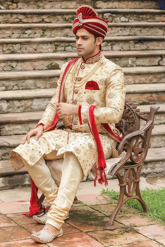 Wedding Sherwani Outfits - 20 Best Sherwani Ideas for Grooms