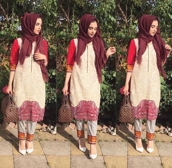 30 Ways to Wear Hijab with Indian Ethnic Wear Outfits