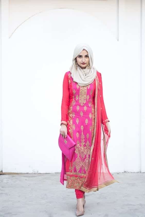 30 Ways to Wear Hijab with Indian Ethnic Wear Outfits