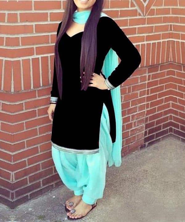 how to wear patiala salwar