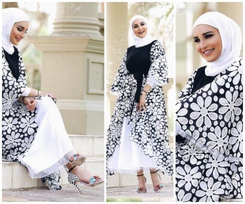 Hijab with Floral Outfits-30 Ways to Wear Hijab with Florals