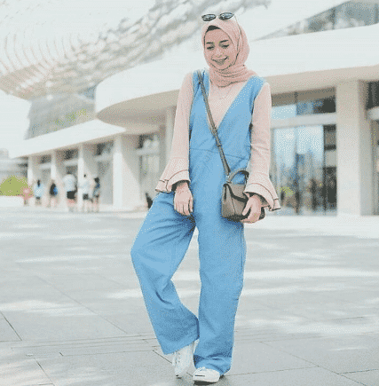 Hijab With Jumpsuits - 16 Ways To Wear Jumpsuit With Hijab